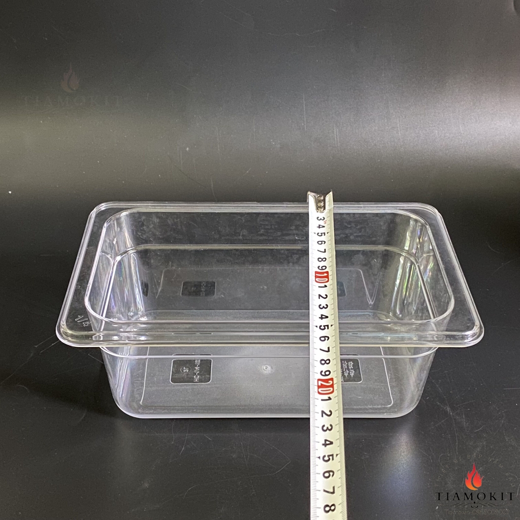 Khay nhựa đựng topping, trà sữa, chè,... PC GN 1/4