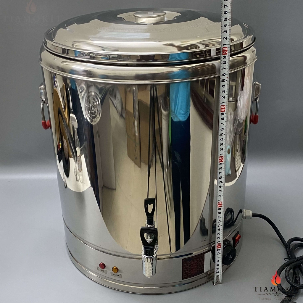 NỒI ĐIỆN 50L INOX 304 KÈM XỬNG HẤP