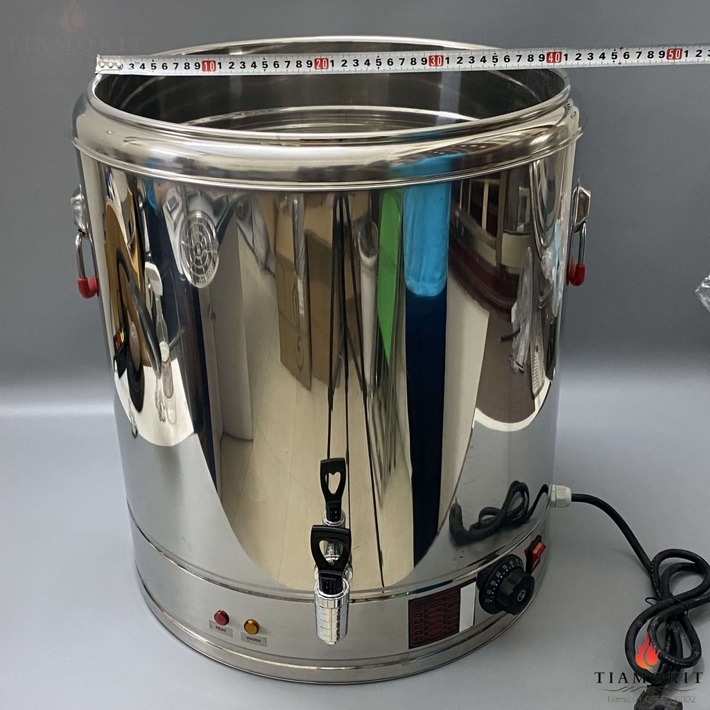 NỒI ĐIỆN 50L INOX 304 KÈM XỬNG HẤP