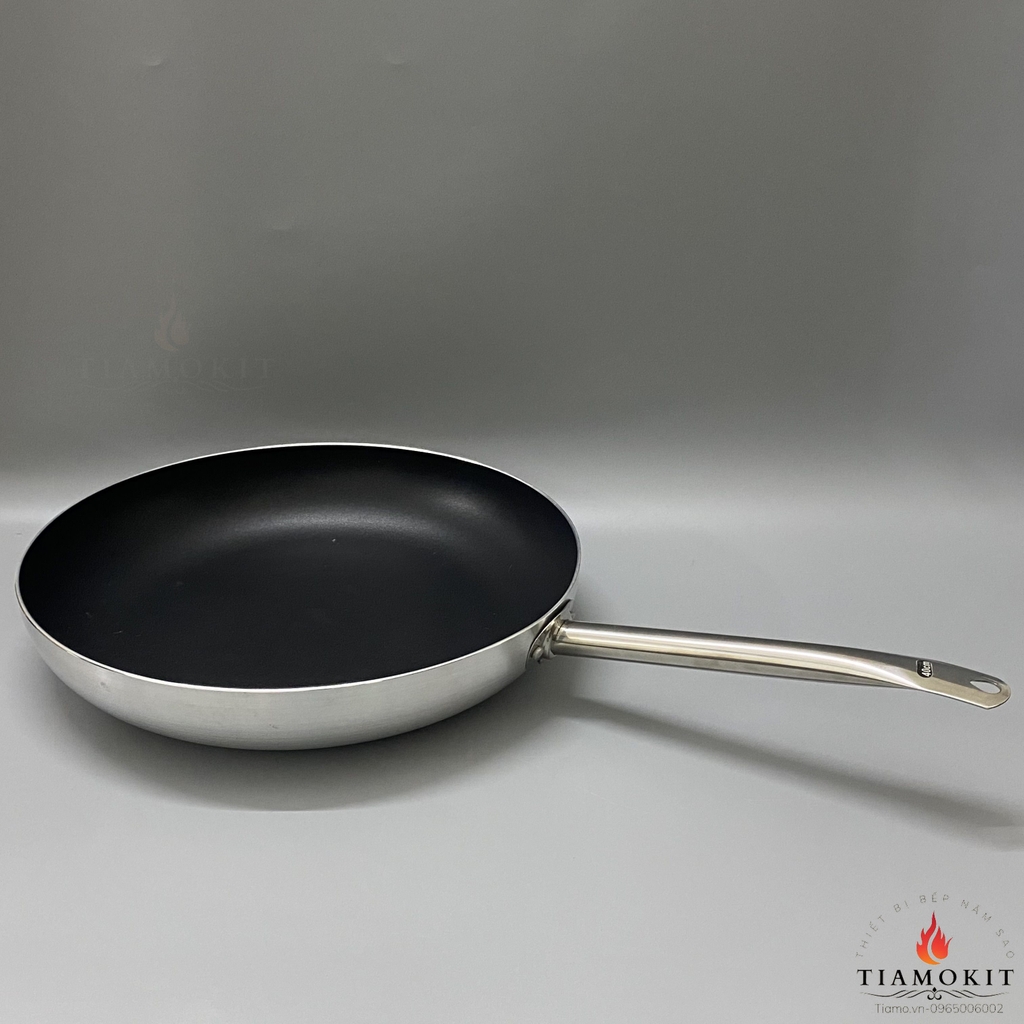 Chảo chồng dính inox 201 dùng được bếp điện 40cm