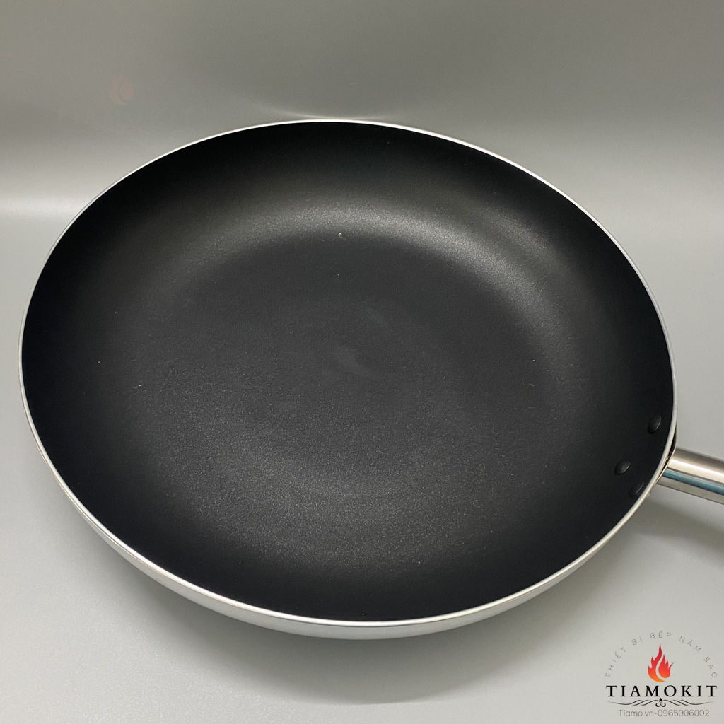Chảo chồng dính inox 201 dùng được bếp điện 40cm