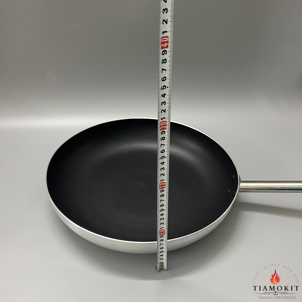 Chảo chồng dính inox 201 dùng được bếp điện 40cm