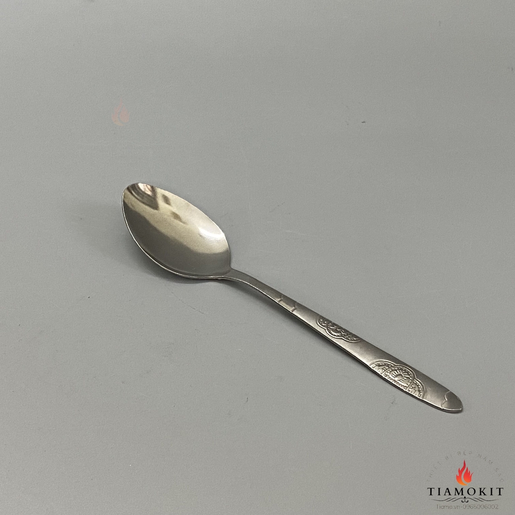 THÌA INOX CÁN DÀI HOA HỒNG