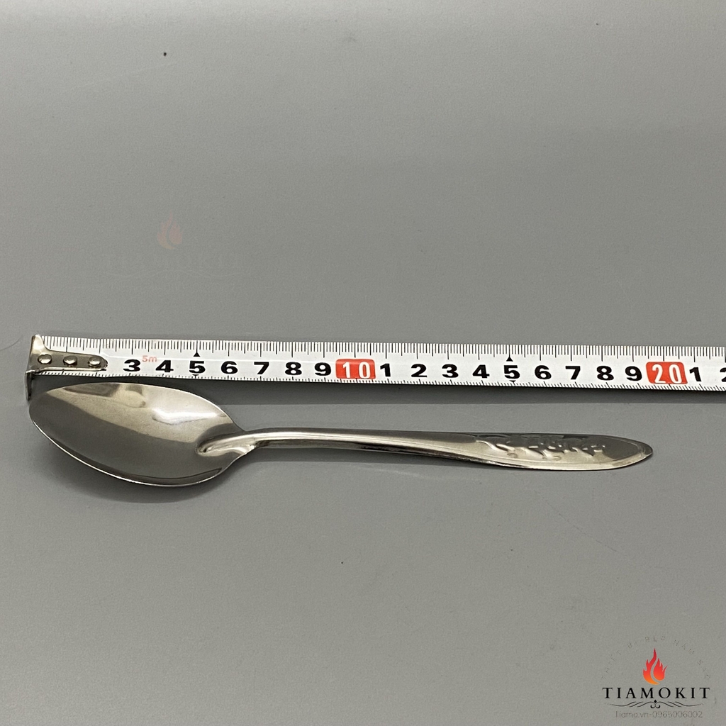 THÌA INOX CÁN DÀI HOA HỒNG