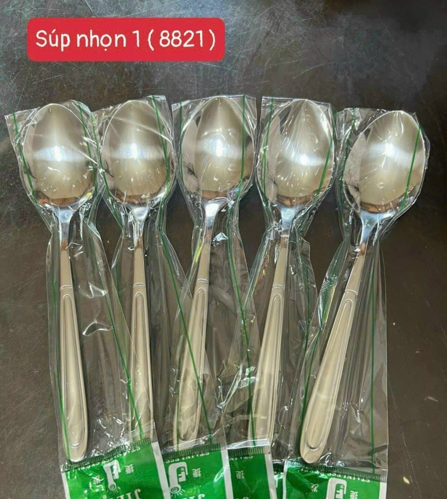 THÌA INOX ĐẦU TRÒN CÓ CÁN DÀI