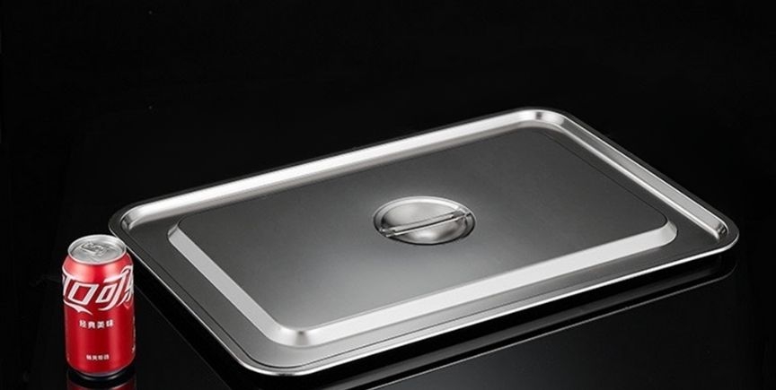 Nhà Vệ Sinh Thép Không Gỉ Dùng Cho Chó Mèo Sâu 4.8 cm