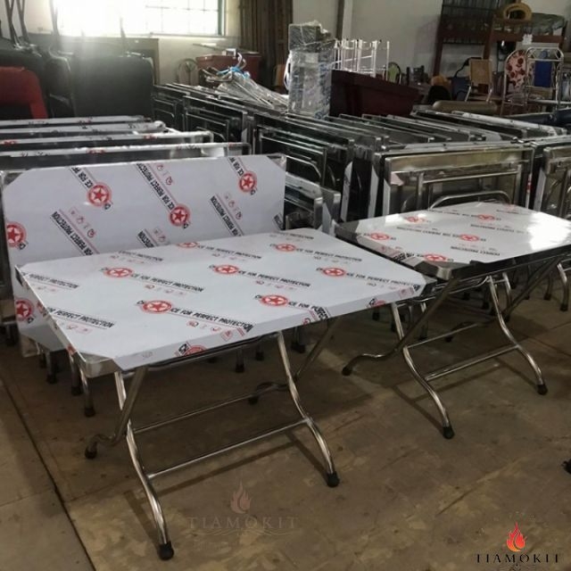 Bàn xếp hình chữ nhật 1m2x 700 cm
