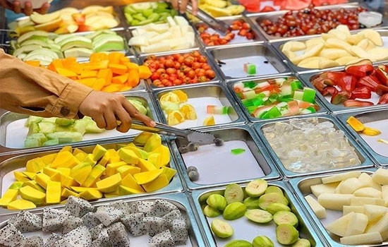 Khay GN đựng topping, trà sữa, chè,... GN 1/4/6,5