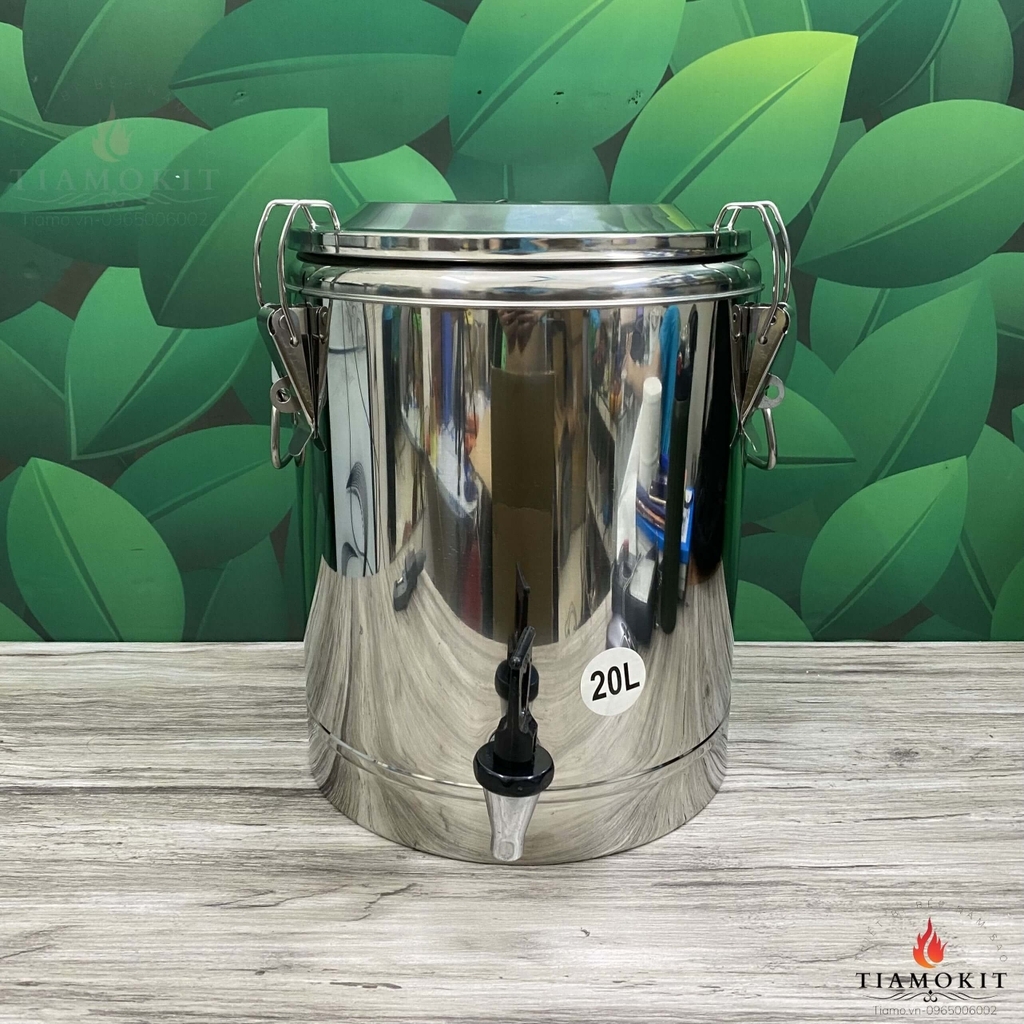 BÌNH Ủ GIỮ NHIỆT INOX 201 3 LỚP PHỒNG