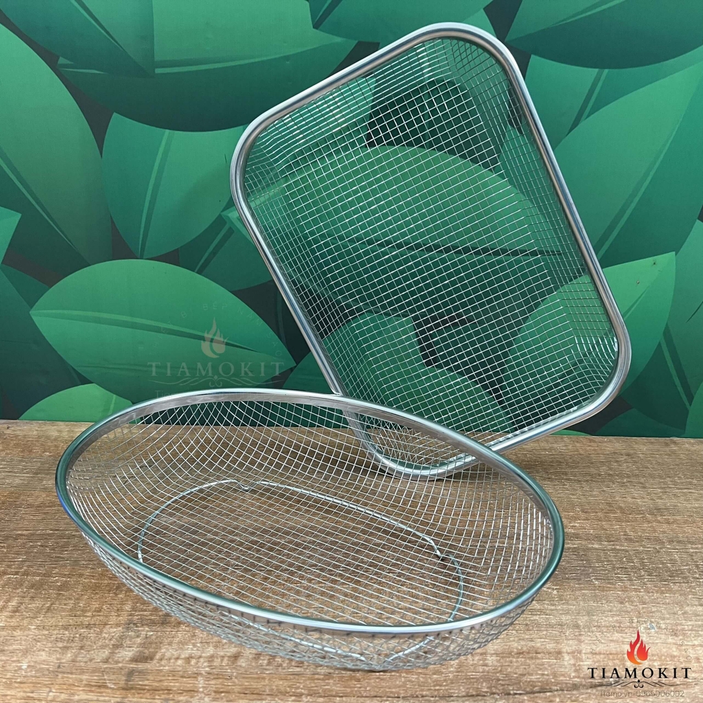 RỔ LƯỚI INOX ĐỰNG RAU CỦ QUẢ