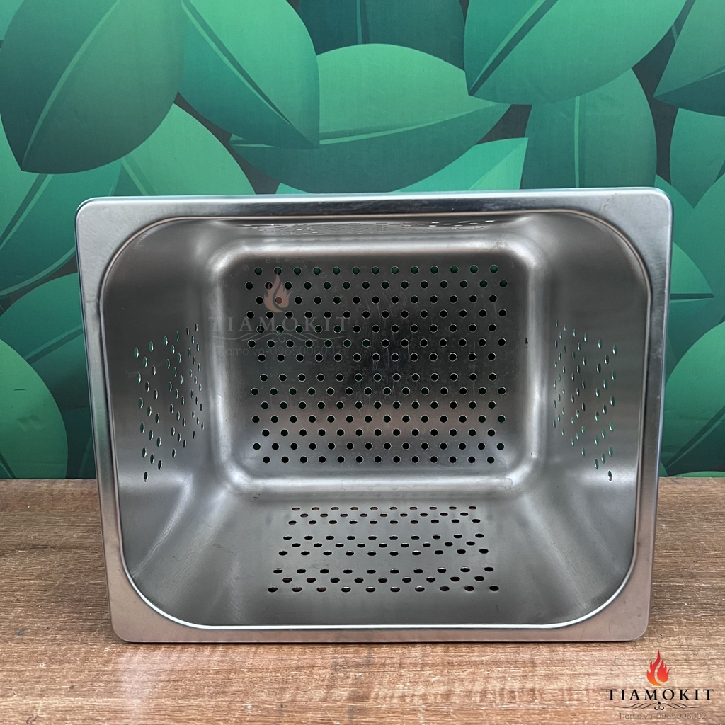Khay buffet 1/2 đục lỗ  sâu 6,5 cm; sâu 10cm; sâu 15cm; sâu 20cm 