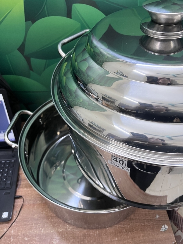 Xửng hấp inox 304 40cm