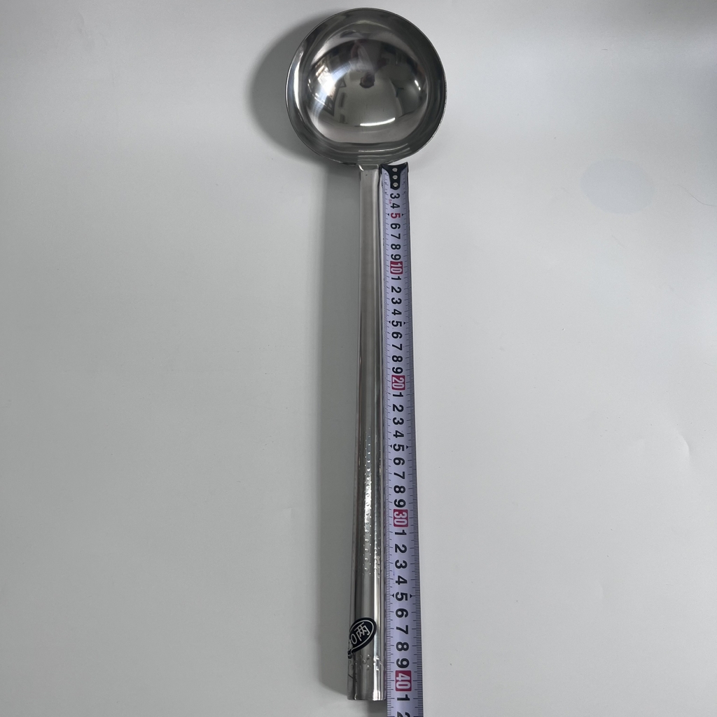 Muôi múc canh inox cán dài
