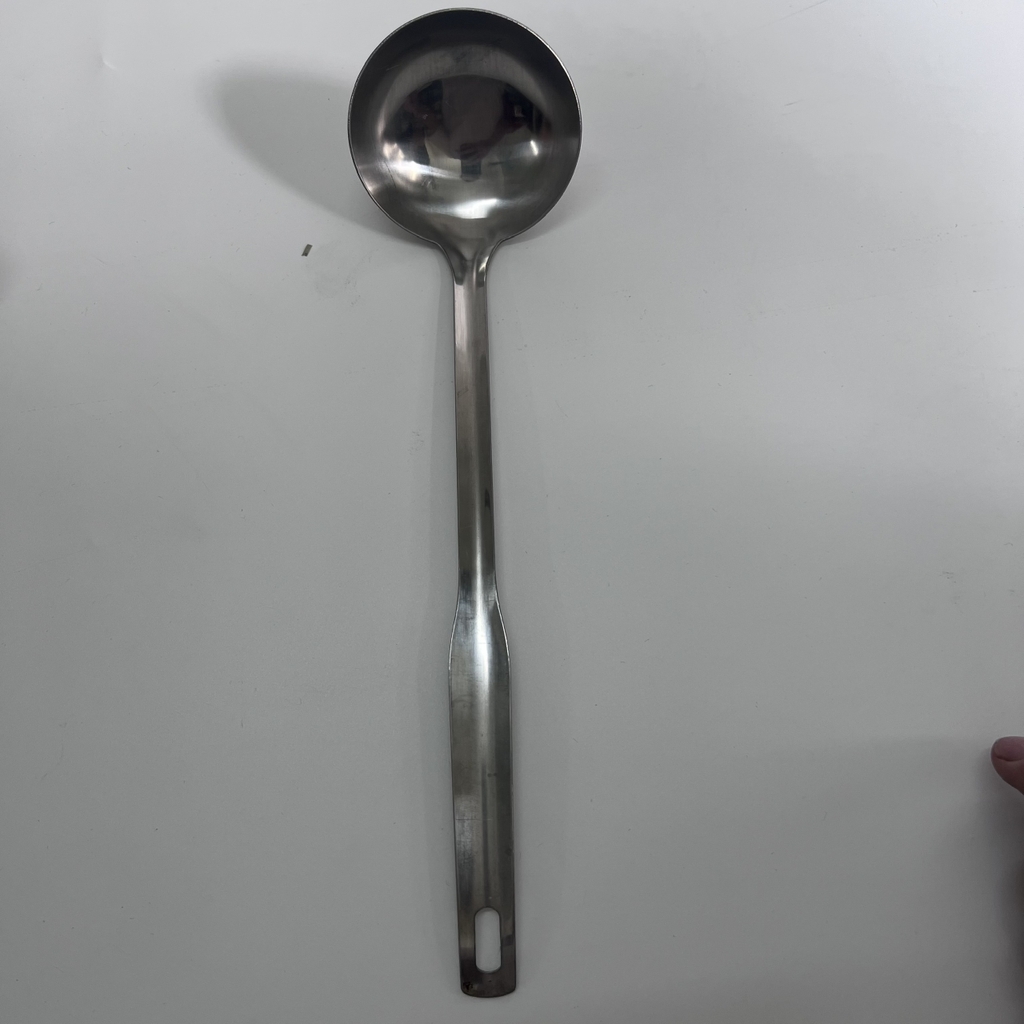 Bộ dụng cụ nấu ăn muôi, muôi lỗ, xẻng đảo bằng inox