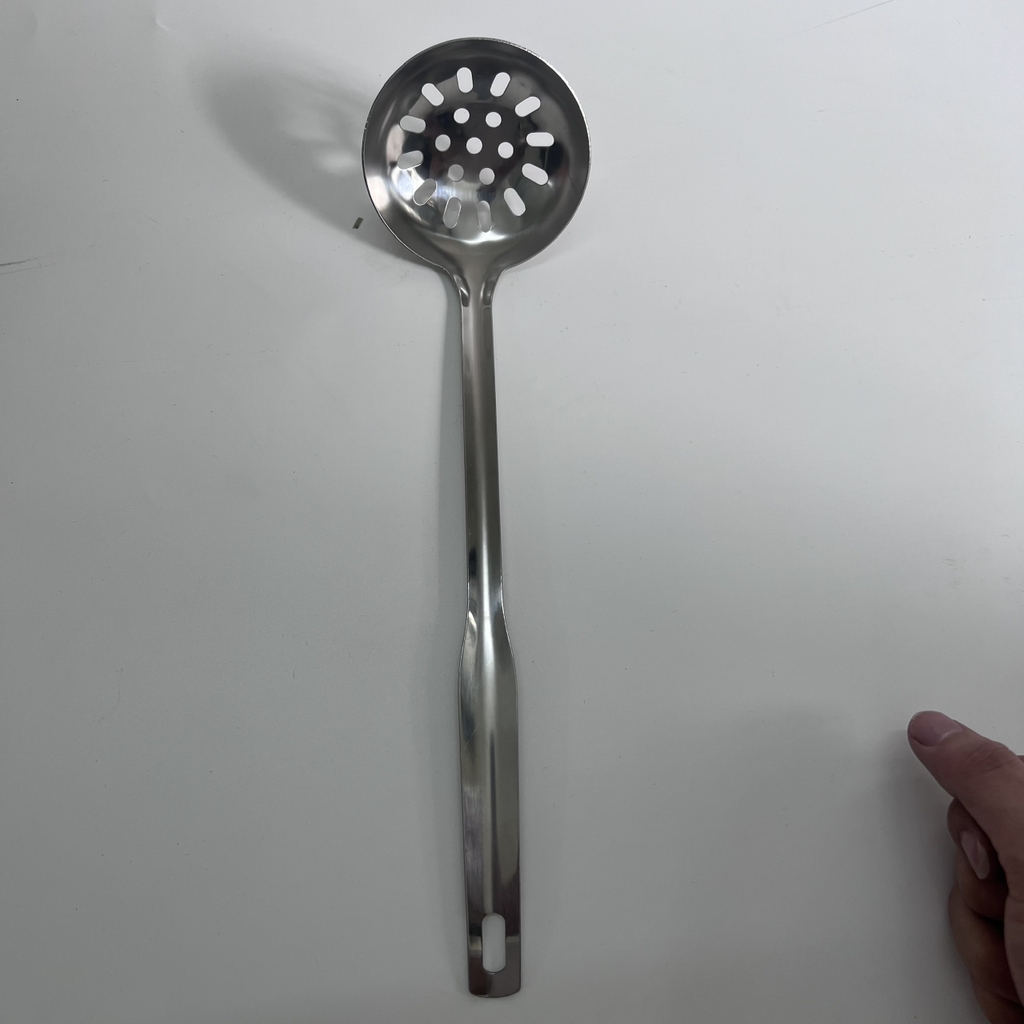 Bộ dụng cụ nấu ăn muôi, muôi lỗ, xẻng đảo bằng inox