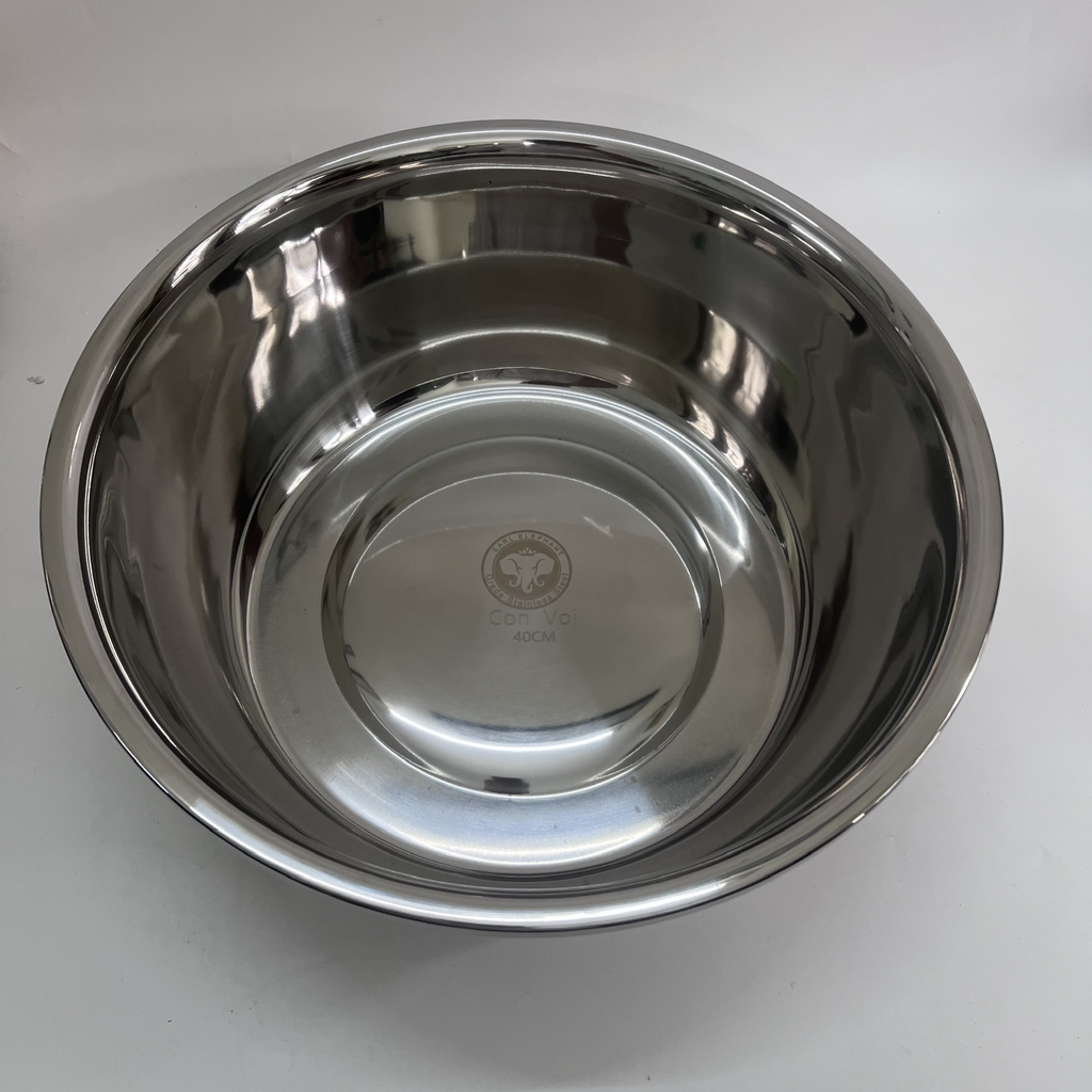 Bát inox con voi (36cm, 38cm, 40cm)
