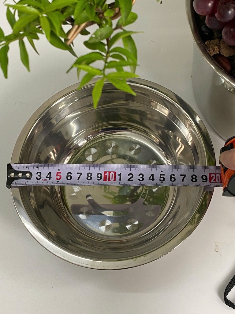 Bát inox vòng tròn