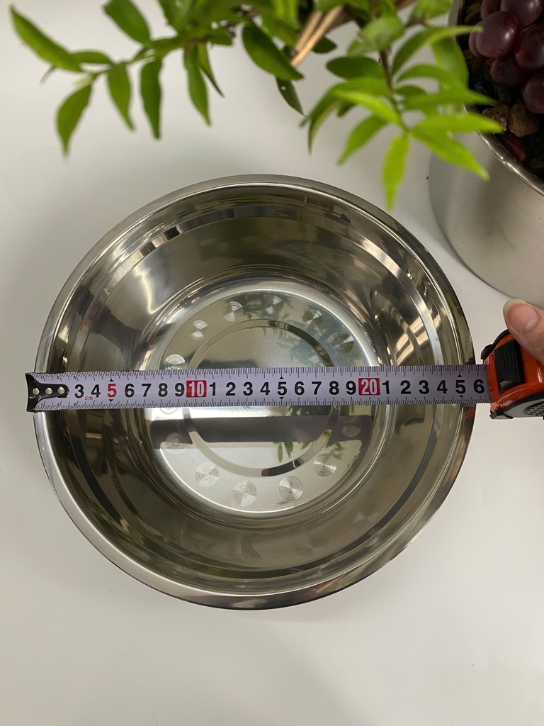 Bát inox vòng tròn
