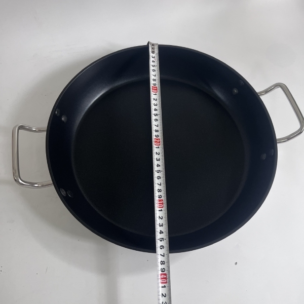 Chảo inox quai đáy bằng chống dính 37cm và 40cm