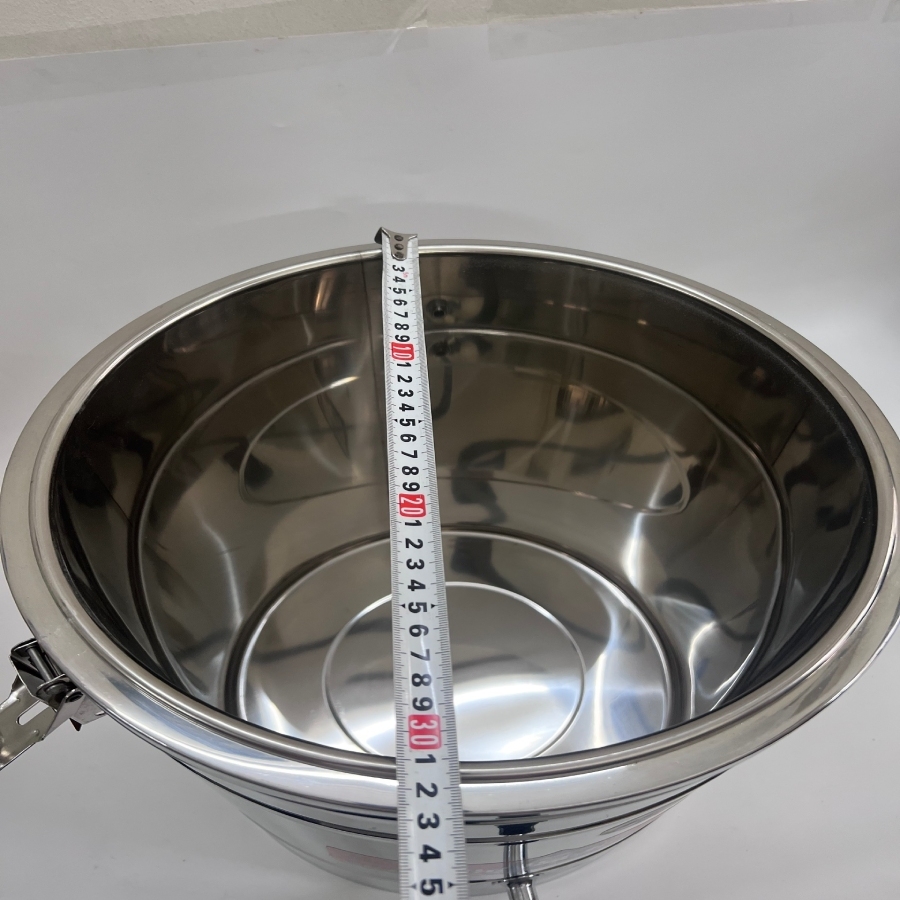 BÌNH Ủ GIỮ NHIỆT 3 LỚP INOX 201 NẮP PHẲNG