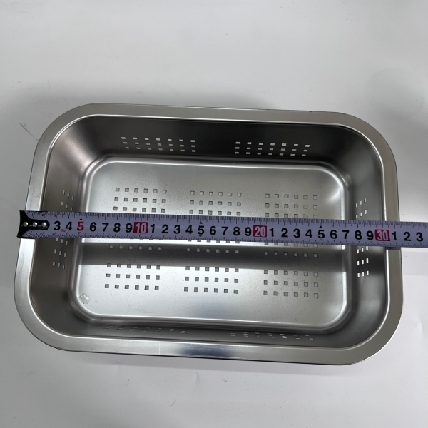 Khay để đồ Inox Lỗ 30x20 Cm
