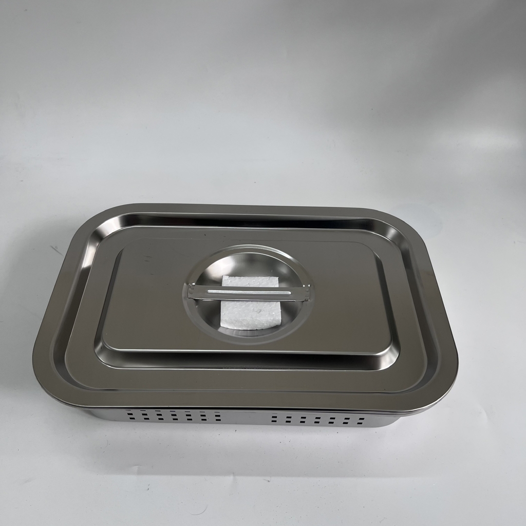 Khay để đồ Inox Lỗ 30x20 Cm