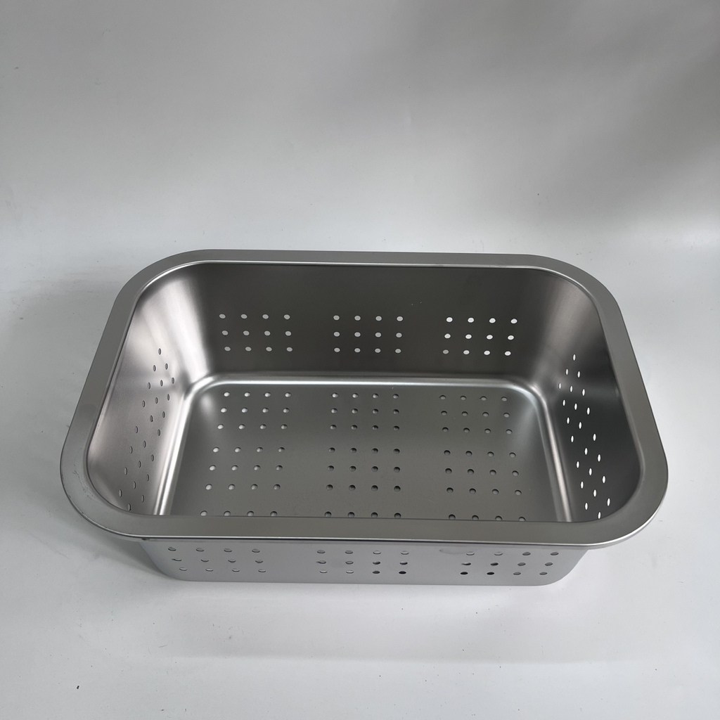 Khay để đồ Inox Lỗ 30x20 Cm