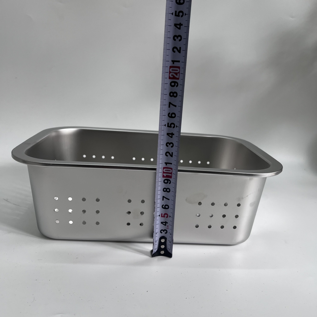 Khay để đồ Inox Lỗ 30x20 Cm