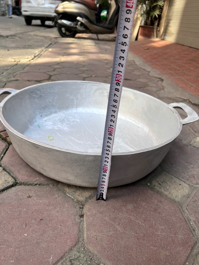 Chảo gang đế bằng