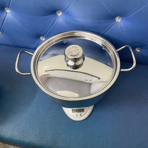 Bộ ba nồi inox ba đáy Fivestar (size 16, 20, 24)