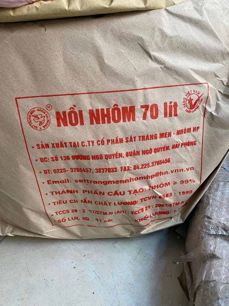 Nồi nhôm Hải Phòng