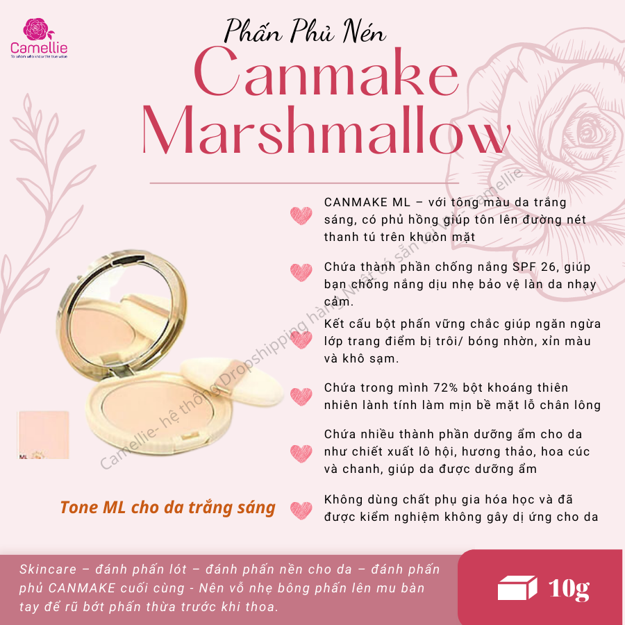 PHẤN PHỦ CANMAKE MÀU ML 10 G