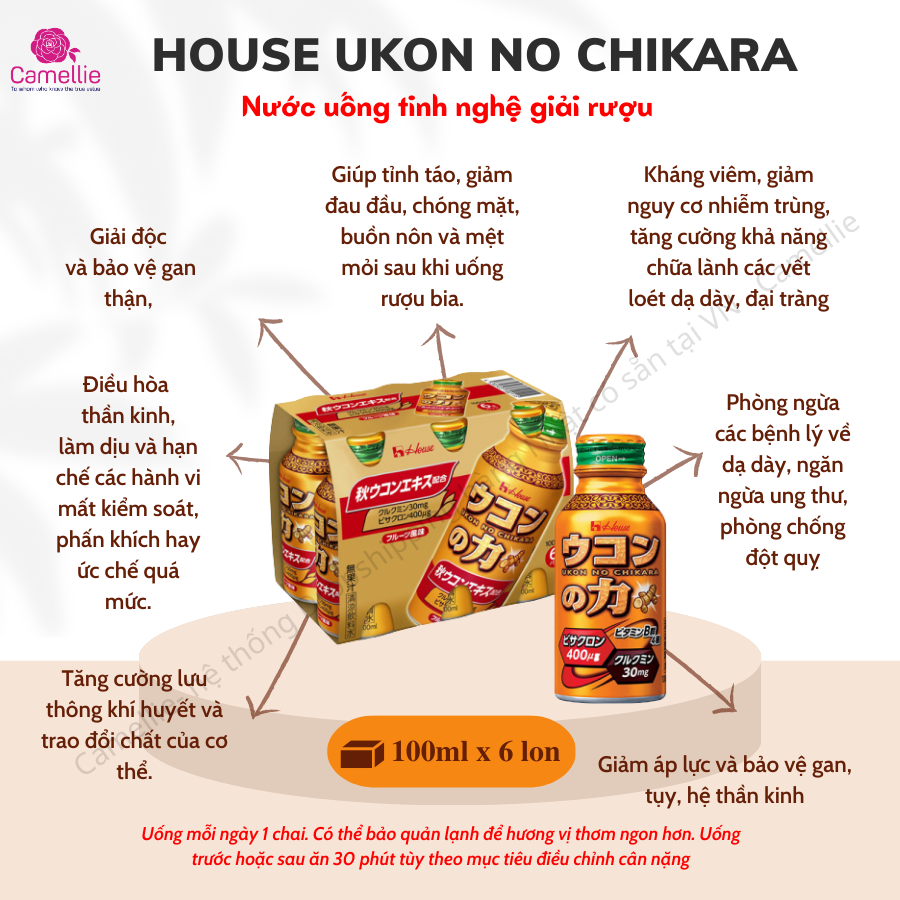 NƯỚC NGHỆ UKON NO CHIKARA 100 ML