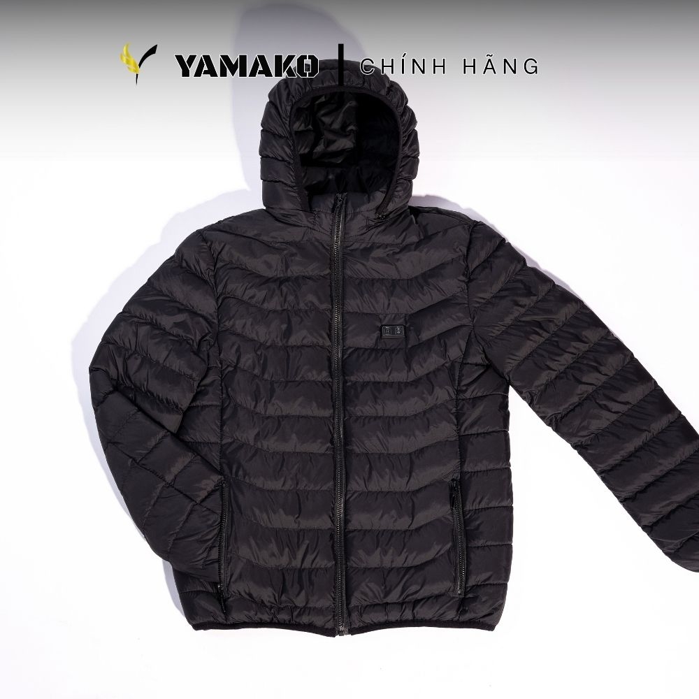 Áo Sưởi ấm YAMAKO 7 vùng sưởi ấm Siêu Nhẹ Super Gentle màu Đen