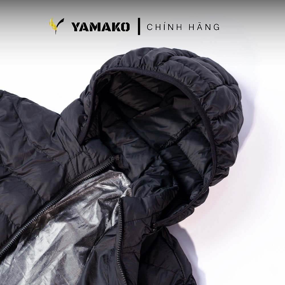 Áo Sưởi ấm YAMAKO 7 vùng sưởi ấm Siêu Nhẹ Super Gentle màu Đen