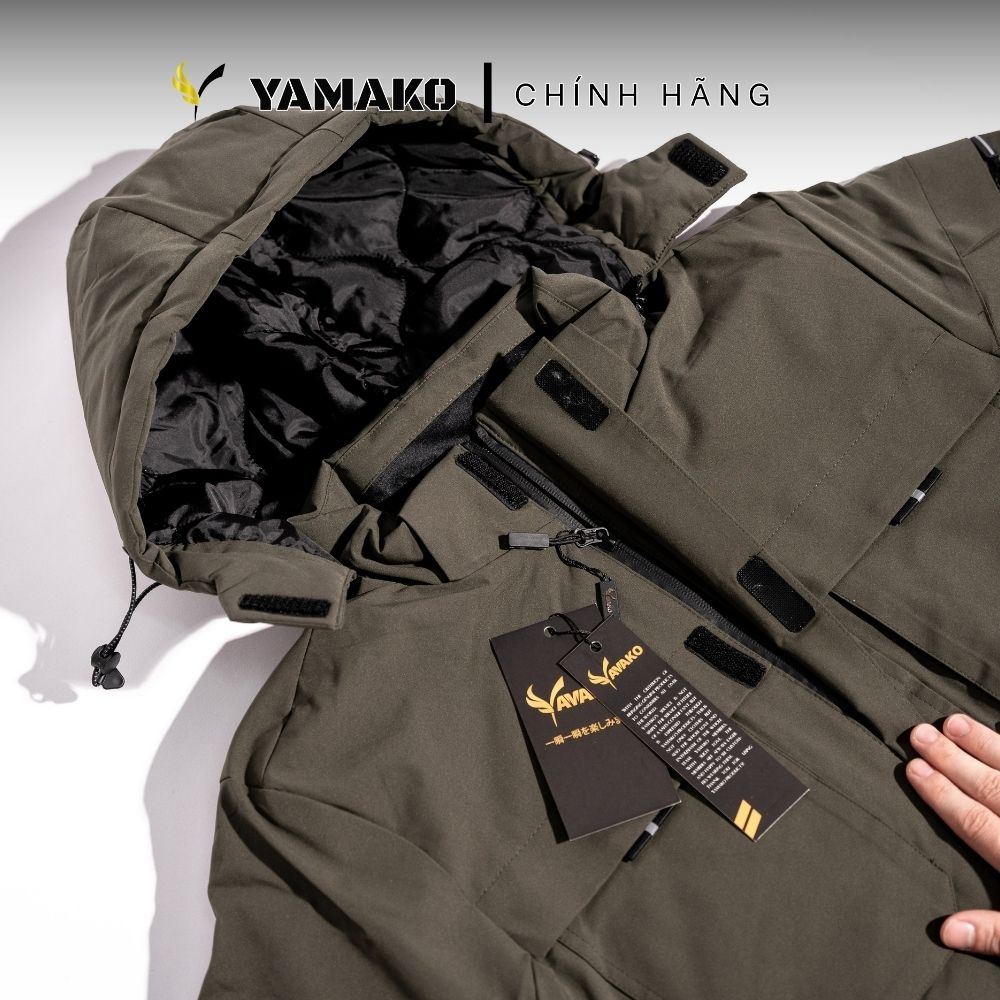 Áo sưởi ấm Super Heating  Yamako Nhật Bản Y5 Pin khủng 10.000 MAH siêu bền mèu RÊU