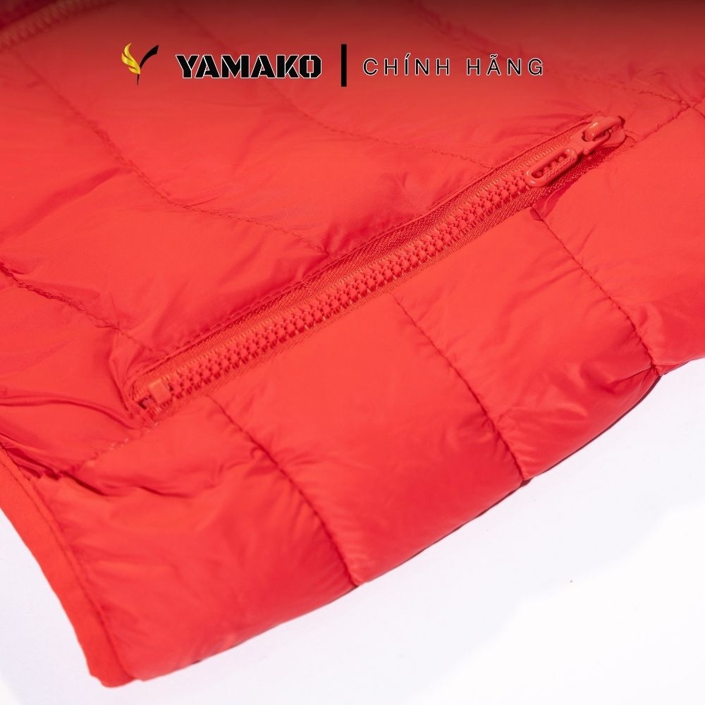 Áo Sưởi ấm YAMAKO 7 vùng sưởi ấm Siêu Nhẹ Super Gentle màu Đỏ