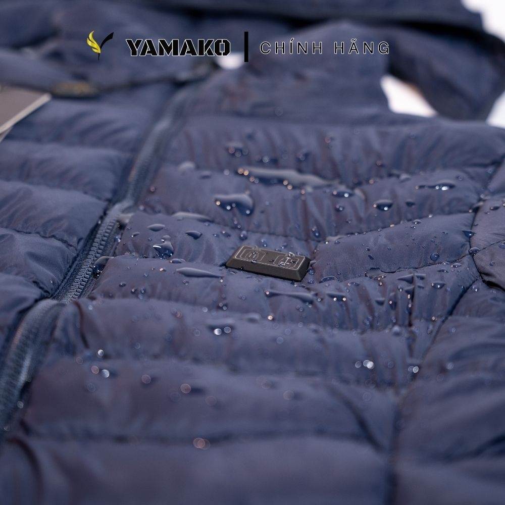 Áo Sưởi ấm YAMAKO 7 vùng sưởi ấm Siêu Nhẹ Super Gentle màu Xanh than