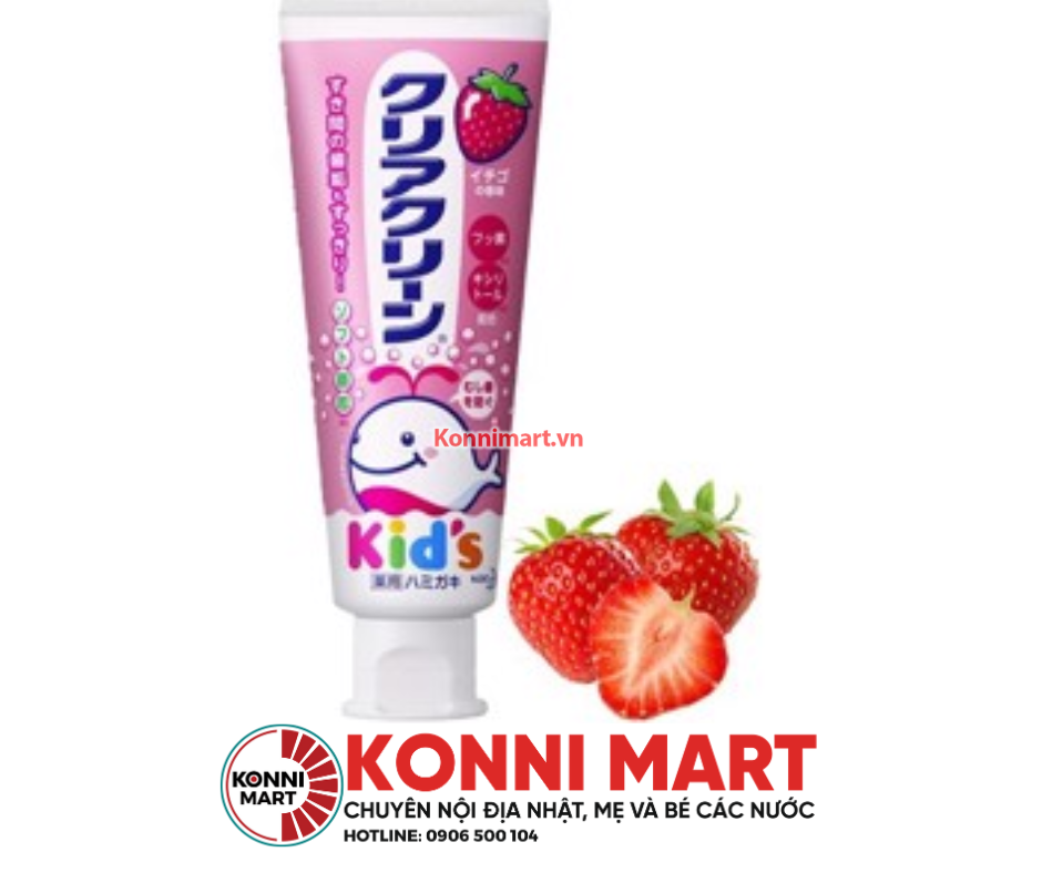Kem đánh răng Kao Kids bé từ 3 tuổi