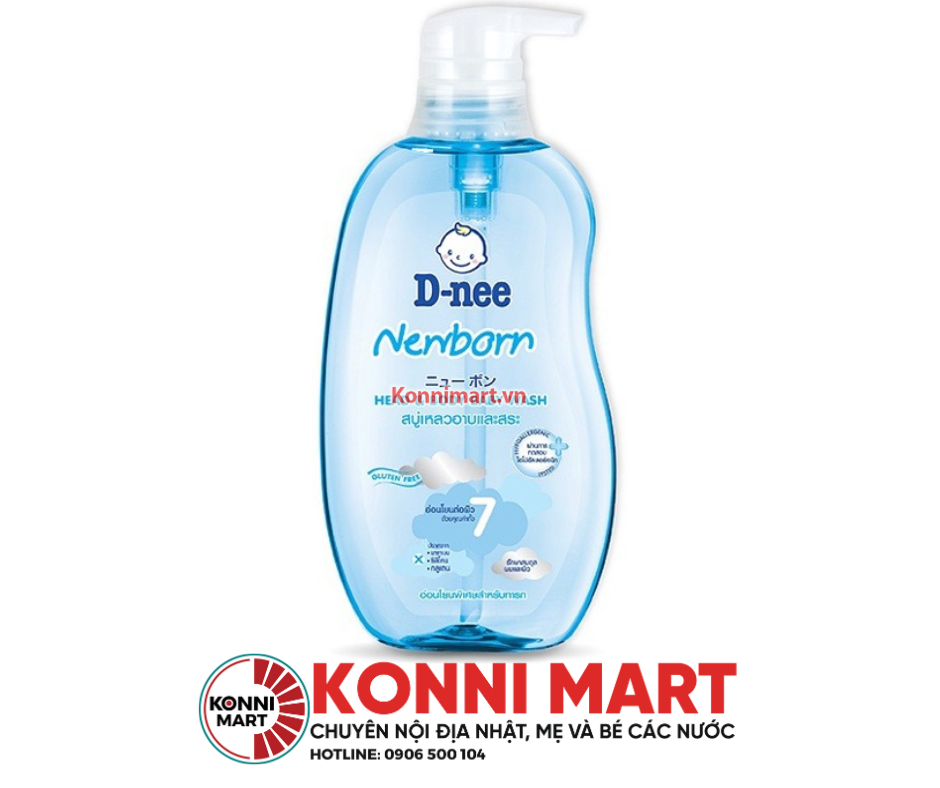 Tắm gội toàn thân trẻ em Kids D-nee 200ml/380ml (dành cho trẻ dưới 3 tuổi)