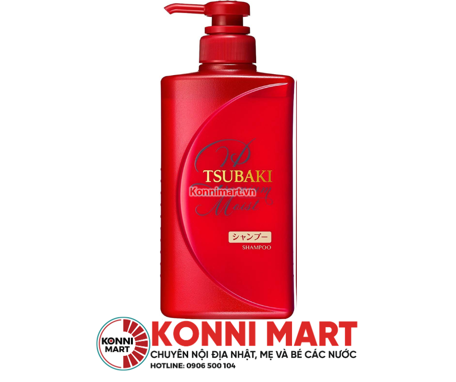 Bộ gội xả  Tsubaki Premium Moist cấp ẩm, dưỡng tóc bóng mượt