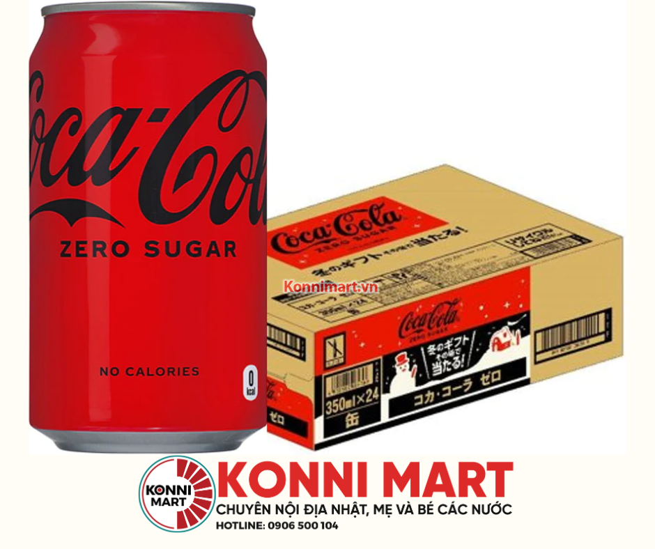 Coca Nhật zero sugar & no caloies