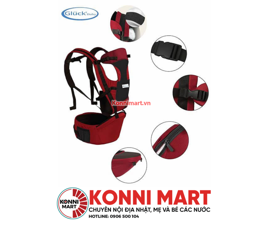 Địu baby Carrier 8 in 1 Gluck