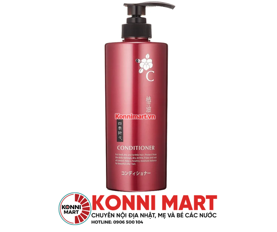 Bộ gội Kumano chiết xuất từ Hoa Trà 600ml