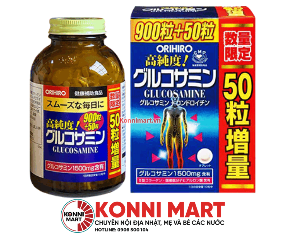 Viên uống bổ xương khớp Glucosamine Orihiro
