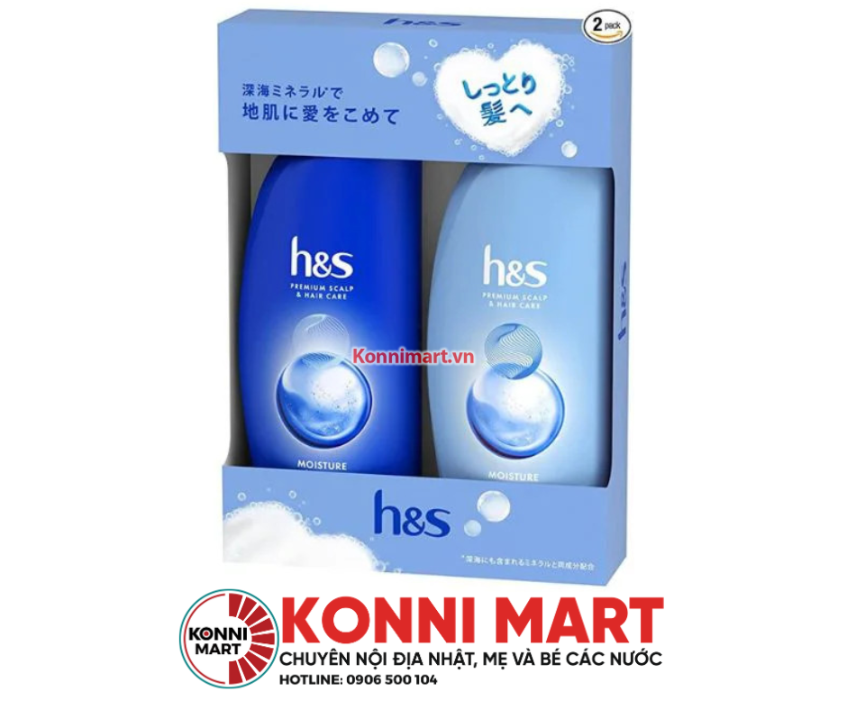 Bộ dầu gội xã H&S Nhật Bản