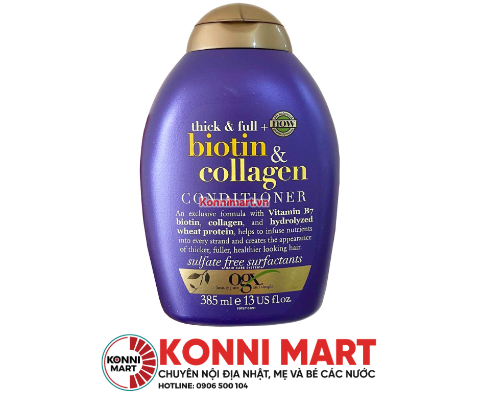 Bộ gội xả Biotin Mỹ -chống rung, kích thích mọc tóc