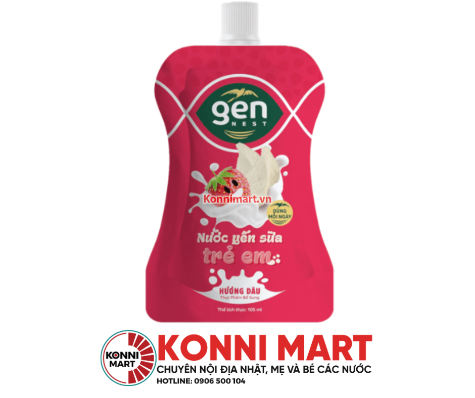 Nước Yến sữa trái cây túi 105ml