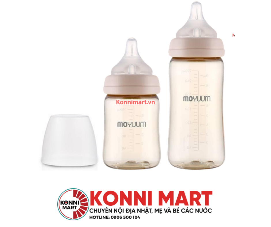 Bình sữa Moyuum 170ml, 270ml Nội Địa Hàn Quốc