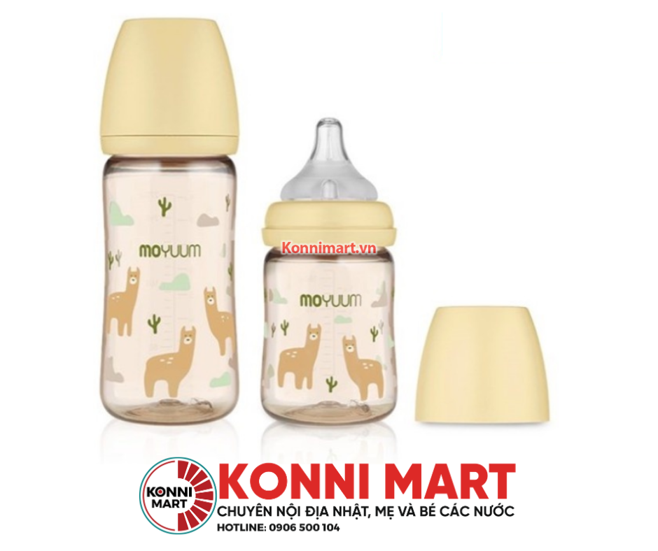Bình sữa Moyuum 170ml, 270ml Nội Địa Hàn Quốc